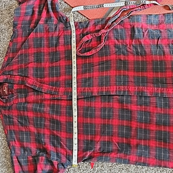STUNNING VINTAGE NORDSTROM PLAID FLANNEL ROBE - Picture 6 of 10